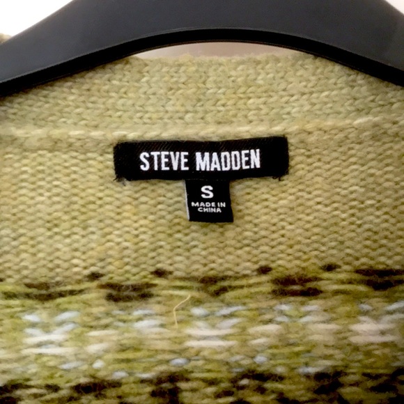 Women's Steve Madden Sage Green Raegan Sweater - Picture 3 of 7